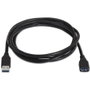 Aisens Cable de Extensión USB 3.2 Gen 1, USB A Macho a USB A Hembra, 1 m, Negro